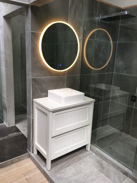 Mirror with LED Light, round 700mm Carousel 2