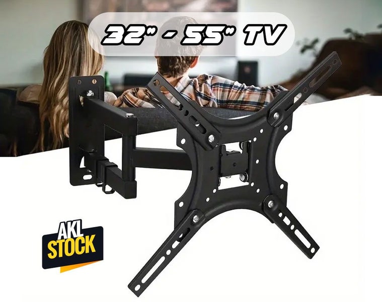 Full Motion TV Wall Mount Bracket - 32"-55" Inches, VESA Compatible Carousel 1