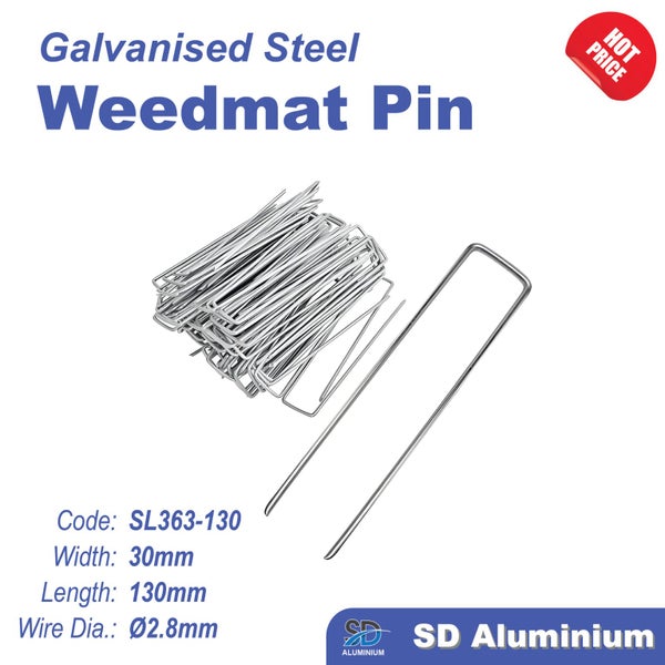 Weedmat Pins / Gound Staples - 130mm & 230mm Options Available Carousel 1