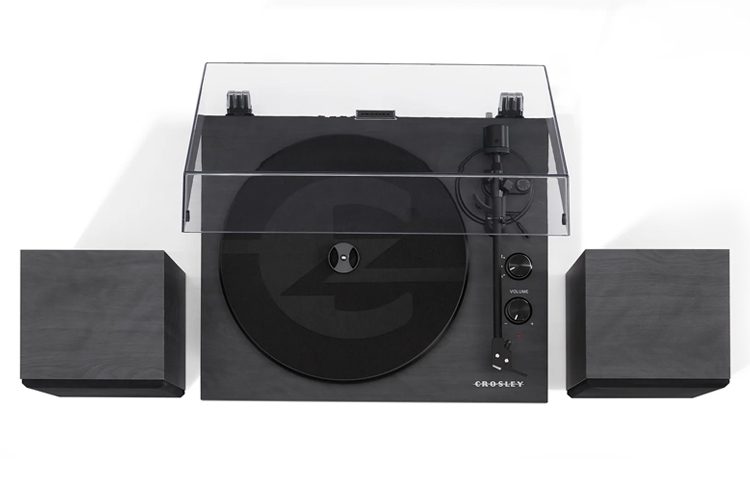 Crosley C62 Shelf System Black Carousel 3