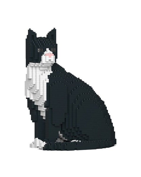 Jekca Animals - Tuxedo Cat Sitting 27cm Carousel 1