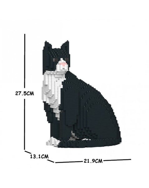 Jekca Animals - Tuxedo Cat Sitting 27cm Carousel 2