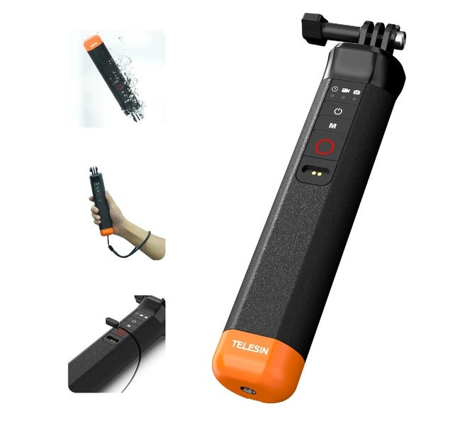 TELESIN Floating Hand Grip with Remote Control for GoPro Carousel 1