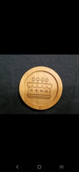 Custom Engraved Food Coaster Set62931724277633113