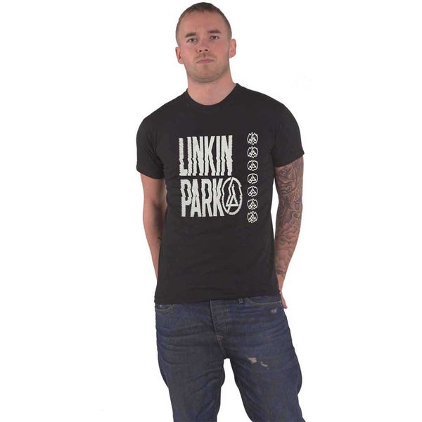 Linkin Park T Shirt Shift Band Logo new Official Unisex Black Carousel 1