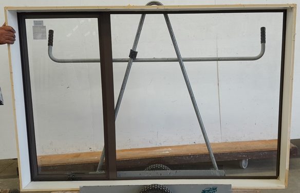 Brown Aluminium Awning Window H1200 x W1800 DR13047 Carousel 2