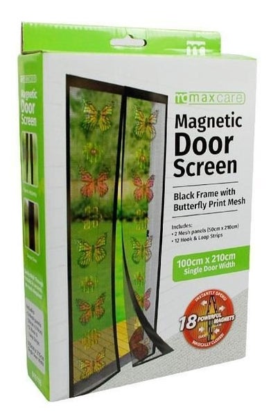 Snap Magnetic Door Bug and Insect Screen - Butterfly Carousel 1