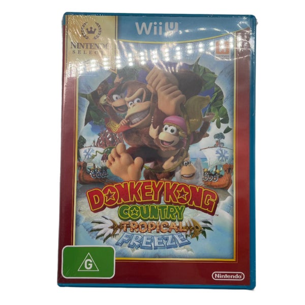 Donkey Kong Country Tropical Freeze Wii U Game Brand New Sealed PAL Aus Rating Carousel 1