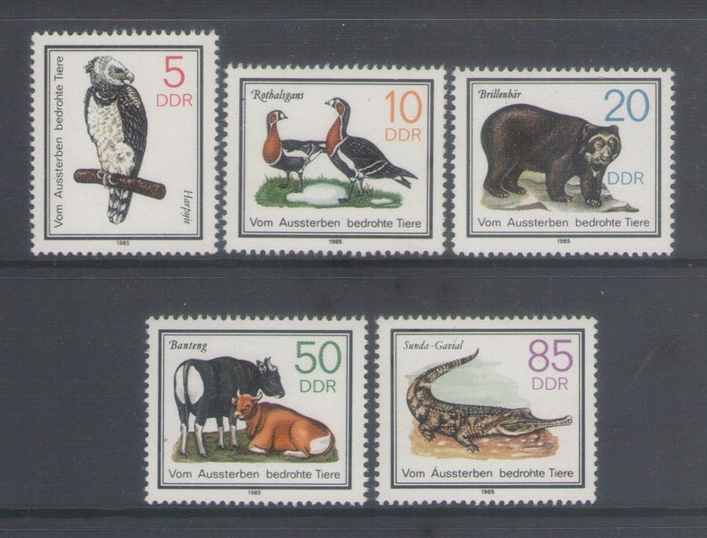 Germany - East - 1986 Birds and Animals Set (5) - UHM - E2662/6 Carousel 1