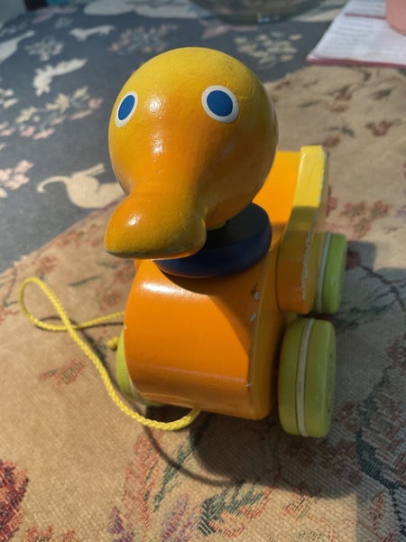 Duck pull along for 1-4 years old (vintage) Carousel 2
