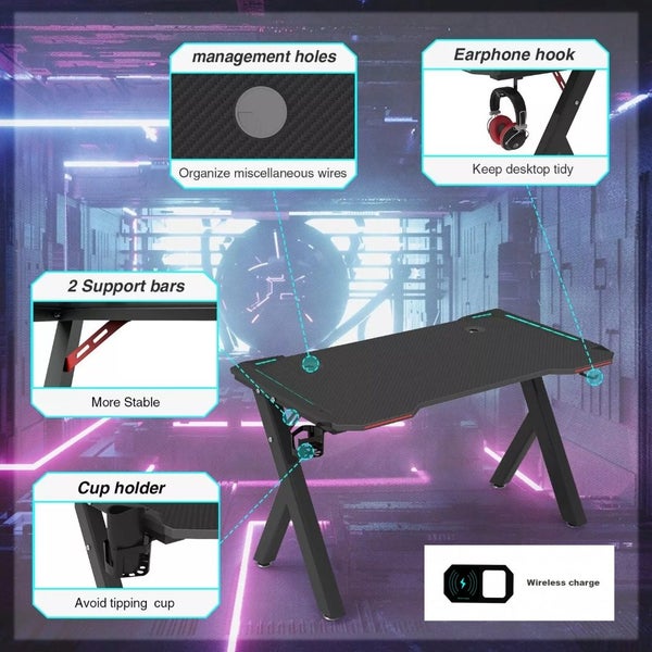 Gaming Desk Computer Desk Table Carousel 10