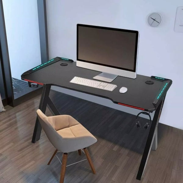 RGB Gaming Desk with Wireless Charger Carousel 10