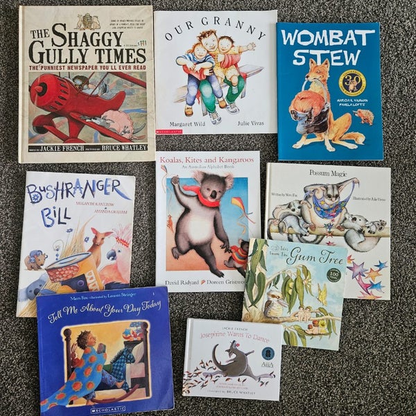 HOMESICK FOR AUSTRALIA? AUSSIE BULK BOOK BUNDLE x 9 Carousel 1