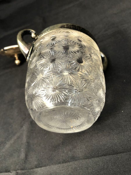 Crystal Condiment Pot with Lid (20159)63617771193601114