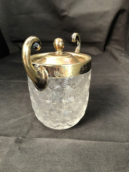 Crystal Condiment Pot with Lid (20159) Carousel 7