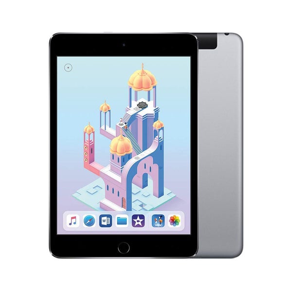 Apple iPad Mini 4 WiFi + Cellular 128GB Space Grey - As New Refurbished Carousel 1