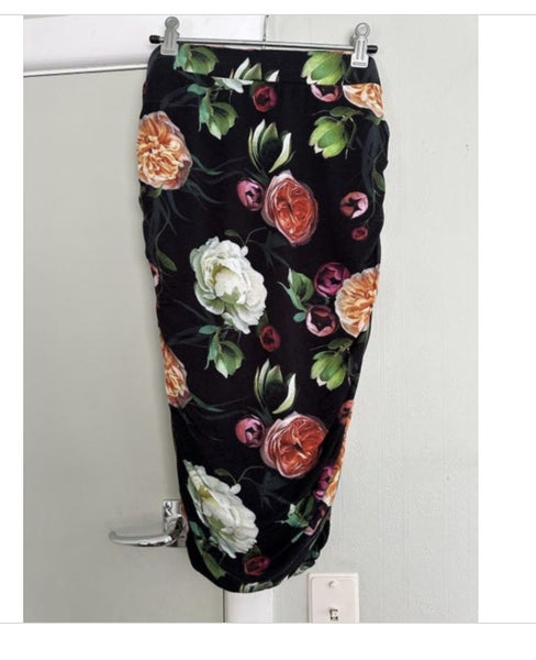 Shine On Ruched Midi Skirt S Carousel 3