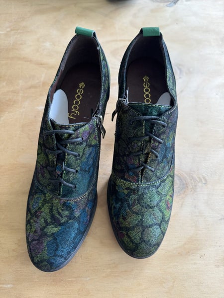 Socofy Heeled Lace Up Shoes Size 41 Carousel 1