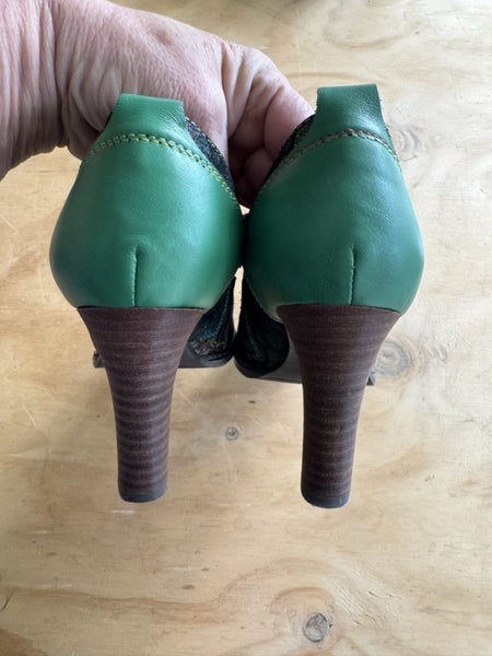 Socofy Heeled Lace Up Shoes Size 41 Carousel 2