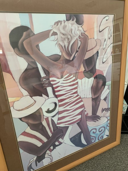 Pierre Farel print - Salsa dancer Carousel 1