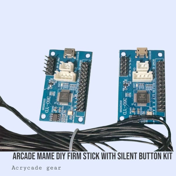 Arcade Diy Set with firm joysticks and Silent Buttons Kit Carousel 6