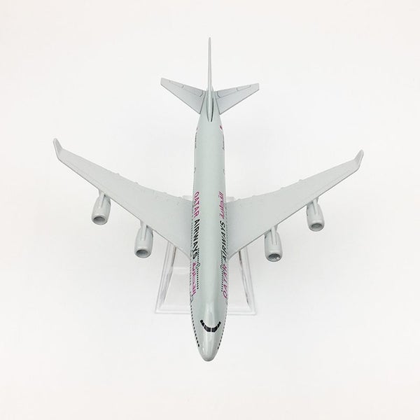 16cm Qatar Airways aeroplane model Boeing 747 Aircraft Model Planel Carousel 7