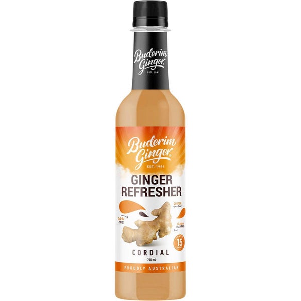 Buderim Ginger Ginger Refresher Cordial - 750mL Carousel 1