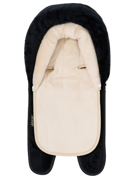 Jolly Jumper 2 in 1 Terry Head Hugger - Black / Beige Carousel 1
