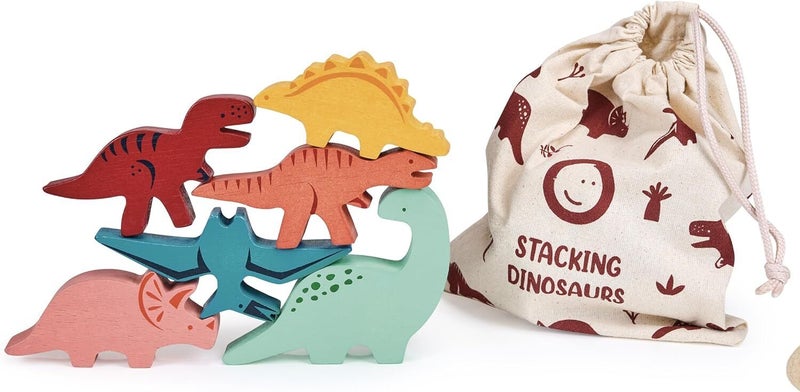 Mentari: Happy Stacking Dinosaurs Set & Bag Carousel 1