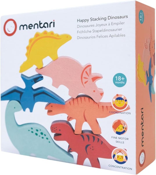 Mentari: Happy Stacking Dinosaurs Set & Bag Carousel 2