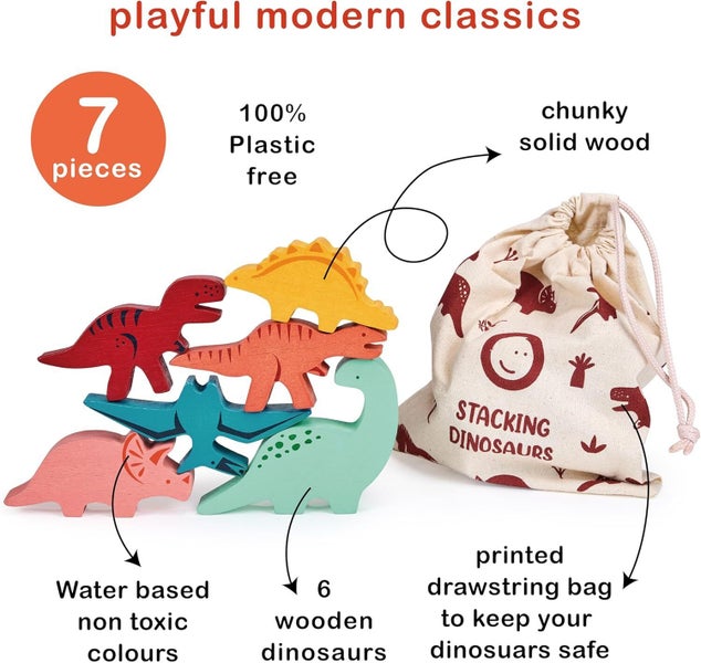 Mentari: Happy Stacking Dinosaurs Set & Bag Carousel 5