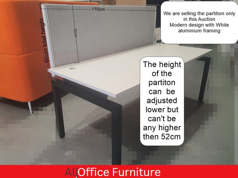 Desk Divider, Desk Partition, Desk Mount Partition 1.7m Carousel 1