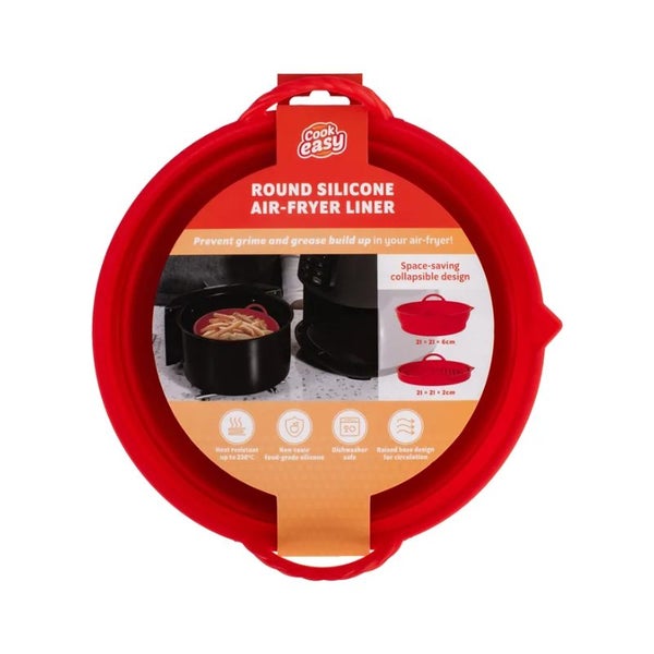 Cook Easy Circular Silicone Air-Fryer Liner Carousel 1