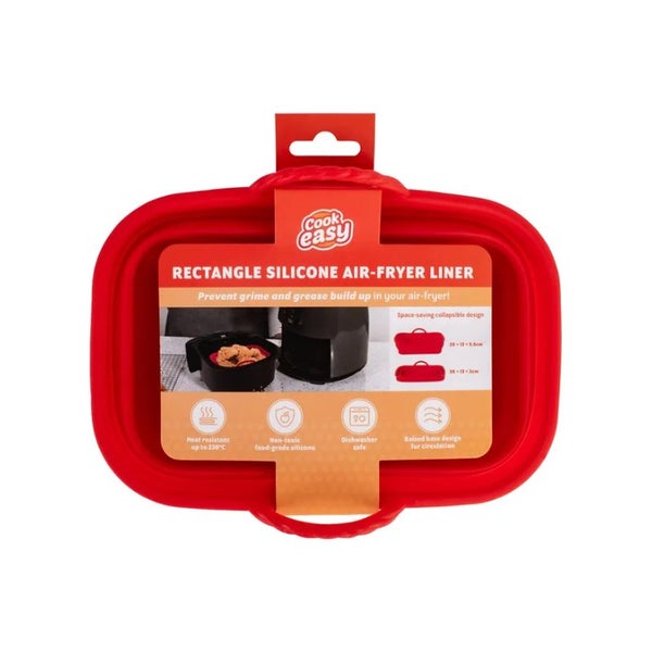 Cook Easy Rectangular Silicone Air-Fryer Liner Carousel 1