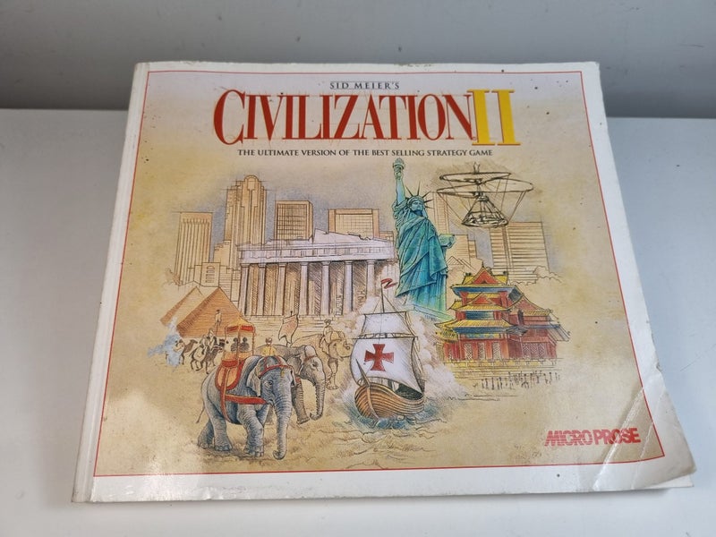 Sid Meier’s Civilization 2 - Games Manual Instuction Booklet 1996 - 196 Pages Carousel 1