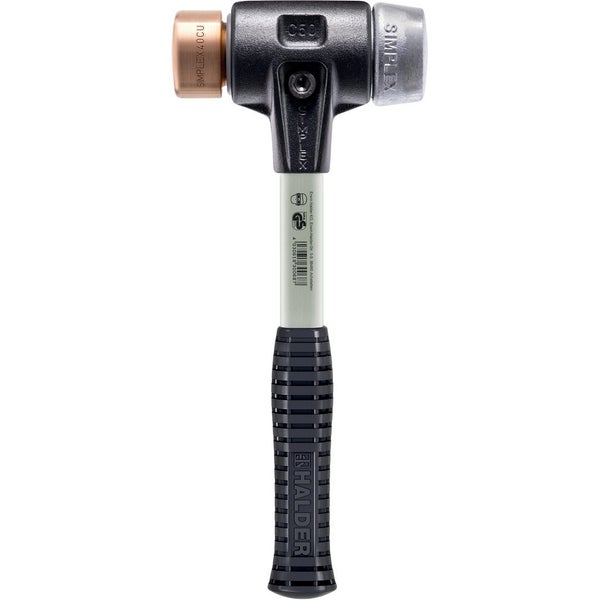 Halder Soft-face mallet reinforced Ø40 Copper/Soft Metal Carousel 1