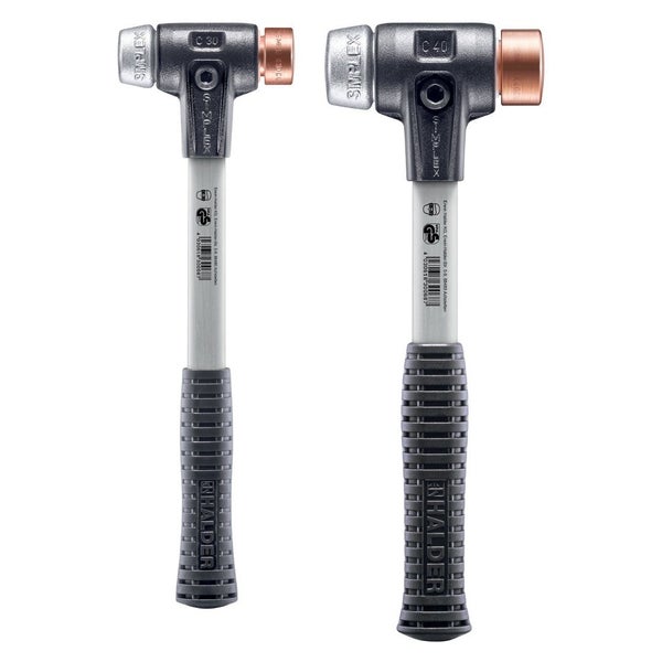 Halder Soft-face mallet reinforced Ø40 Copper/Soft Metal Carousel 2