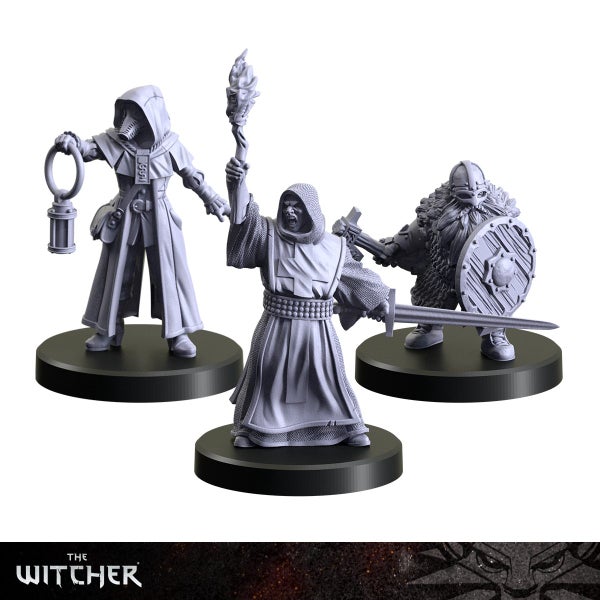 Monster Fight Club 70006 Witcher Rpg Classes 3 - Doctor, Priest, Man-At-Arms Carousel 2