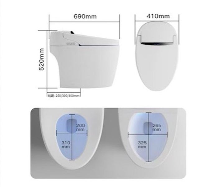 Smart Toilet - Automatic Flush Wc Bidet One Piece intelligent,with Remote Carousel 8