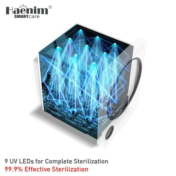 Haenim UV Sterilizer Silver HN03S PLUS LED Version Dry the bottle Carousel 4