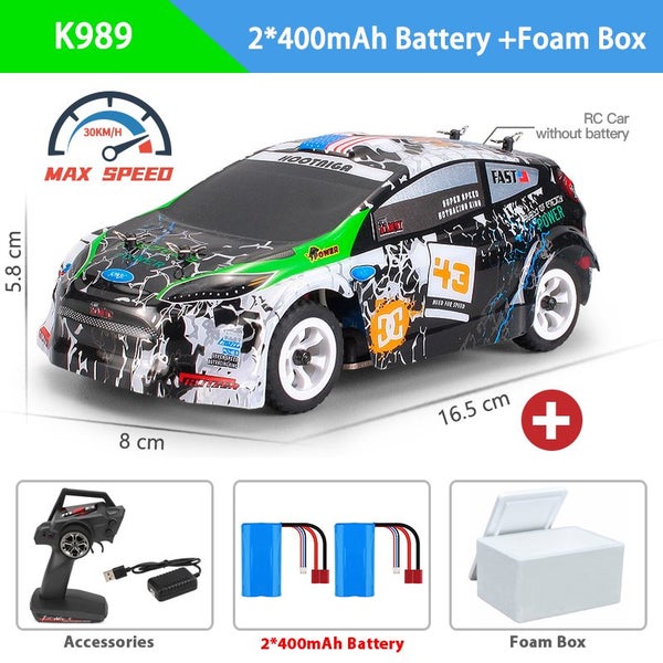 WLtoys K989 1:28 4WD 2.4G Mini RC Racing Car High Speed Off-Road Carousel 1