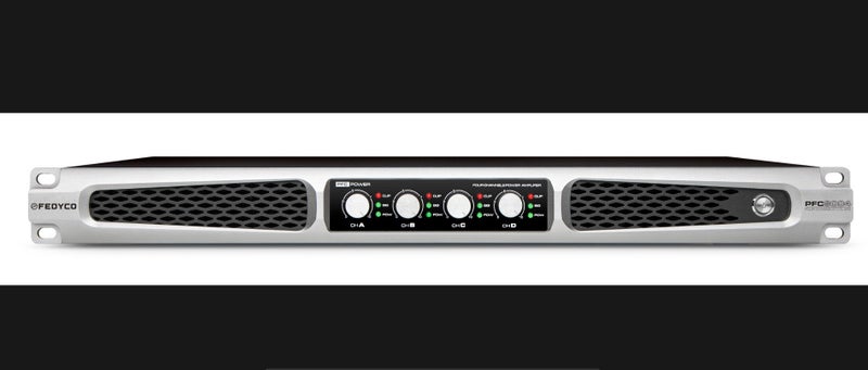 FEDYCO PFC-8004 Class/D 4 Channel Power Amplifier (PW31) Carousel 1