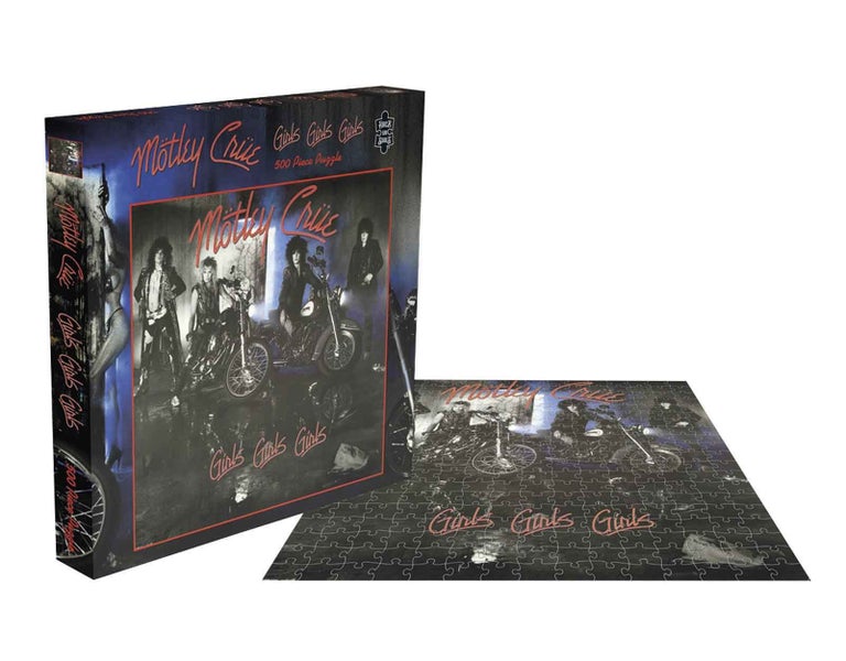 Motley Crue Jigsaw Puzzle Girls Girls Girls Album Cover new Official 500 Piece Carousel 1