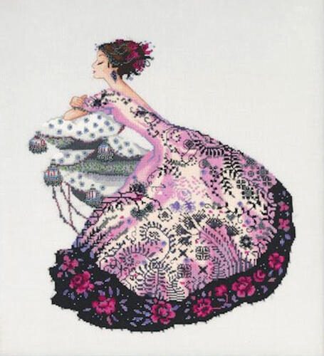 Mirabilia Cross-Stitch Chart + Embellishment Pack - Zelda Carousel 1