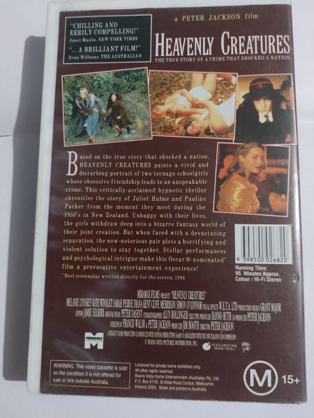 Heavenly Creatures (1994) VHS - Kate Winslet Carousel 2