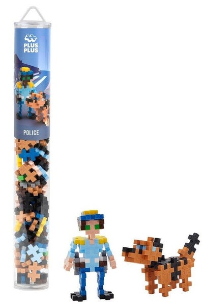 Plus-Plus: Police Tube (100pc) Carousel 1