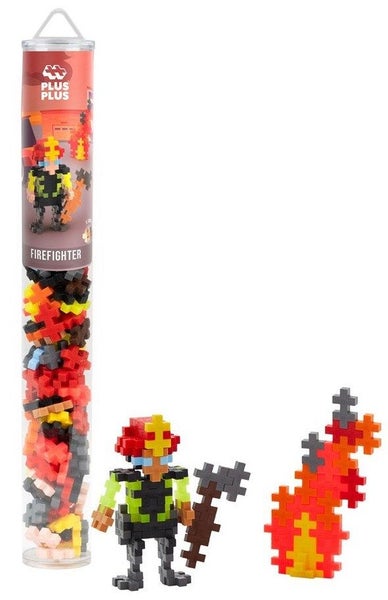 Plus-Plus: Fire Fighter Tube (100pc) Carousel 1