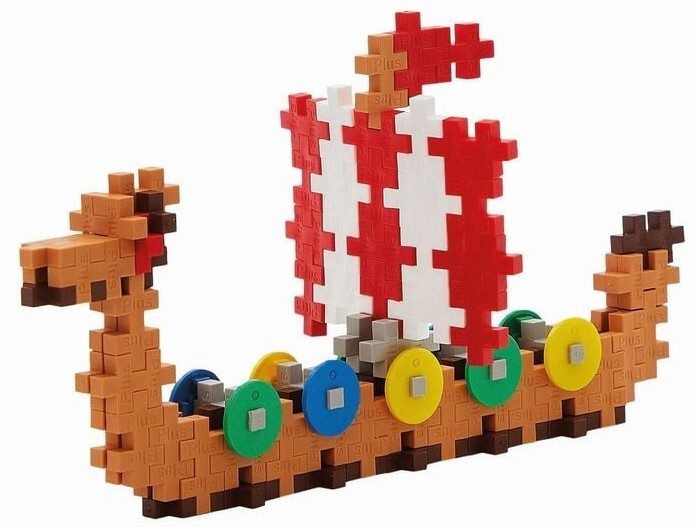 Plus-Plus: Viking Ship Tube (100pc) Carousel 2