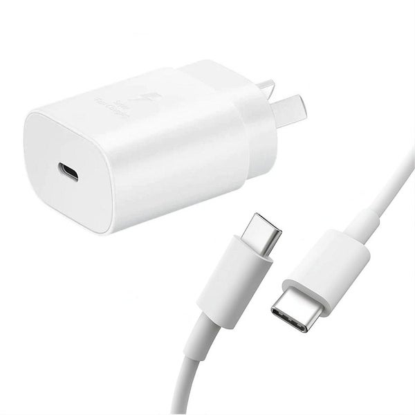 Samsung 25W TYPE-C Fast Charger with Cable, White Carousel 1
