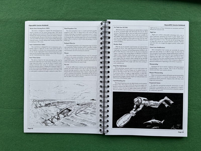 FSpaceRPG Concise rulebook 4.1 wiro bound Carousel 3